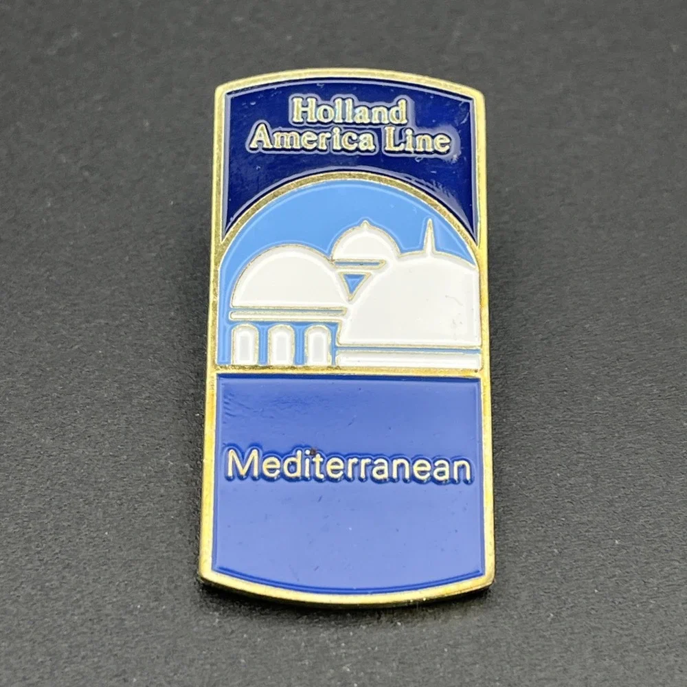 Holland America Line Mediterranean Lapel Hat Pin